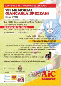 Pranzo di Beneficenza - VII Memorial Giancarla Spezzani